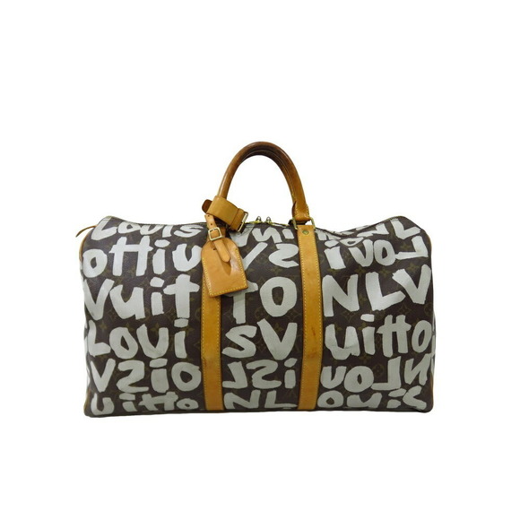 Louis Vuitton Monogram Graffiti Keepall Boston Bag - Picture 1 of 8